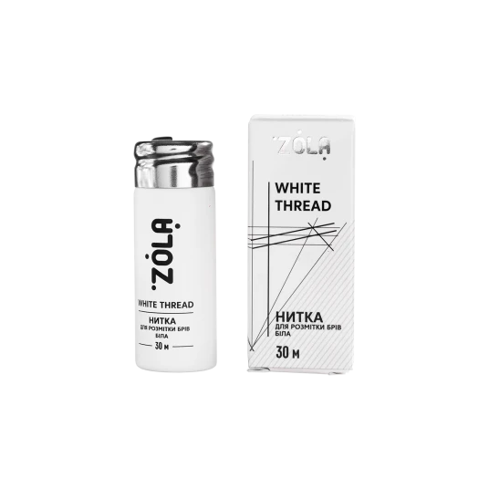 ZOLA Marking Thread White – нитка для розмітки брів 30 м