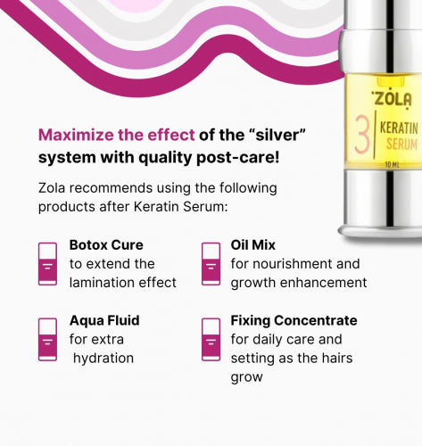 Ламінувальний засіб ZOLA Silver 03 з кератином