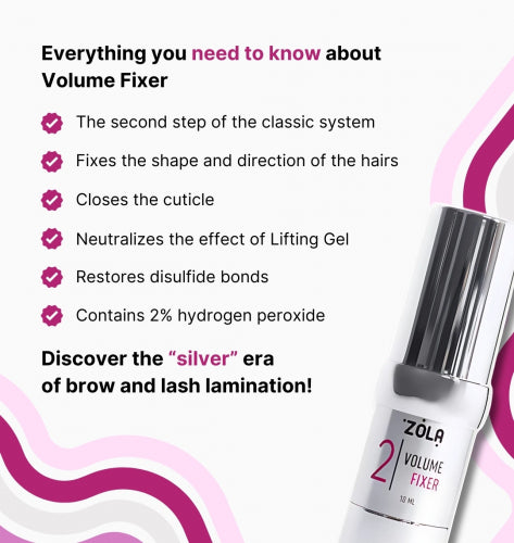 ZOLA Brow&Lash Lamination System 02 Volume Fixer