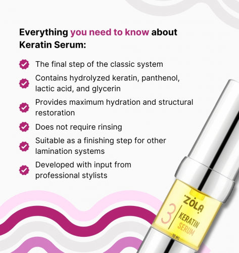 ZOLA Brow&Lash Lamination System 03 Keratin Serum