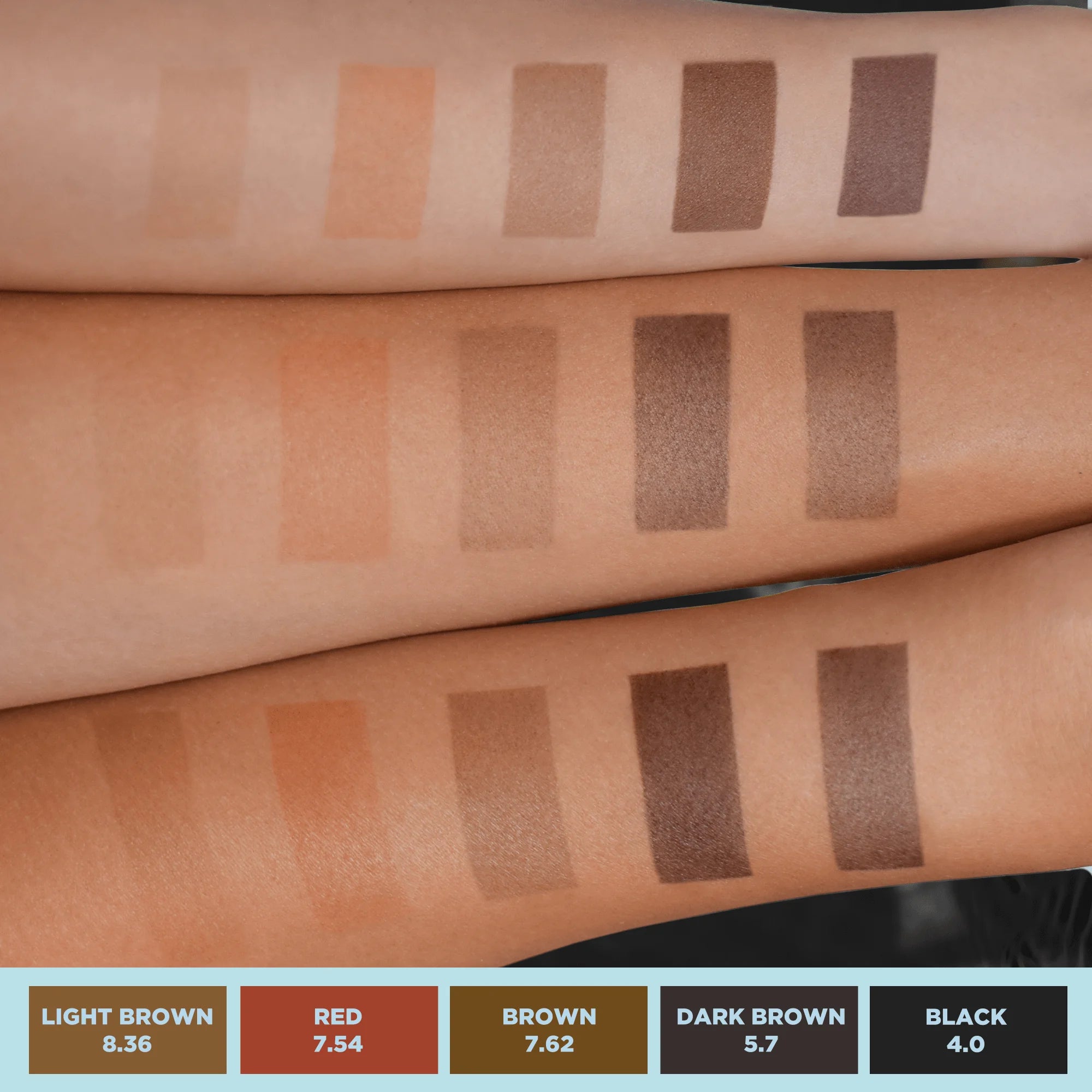 Рідкий гібридний відтінок для вій та брів OkO H2O ЧОРНИЙ 15 мл