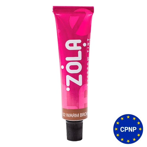 ZOLA Eyebrow Tint With Collagen 02 Warm Brown 15ml.
