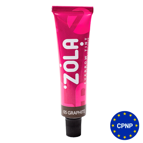 Фарба для брів ZOLA з колагеном, 05 Графіт, 15 мл.