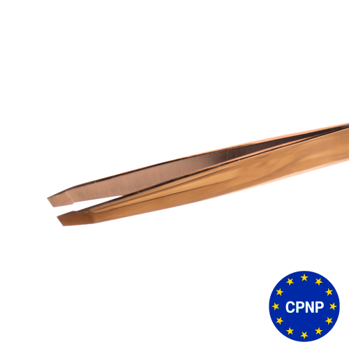 Пінцети для брів ZOLA Professional GOLD (скошені)