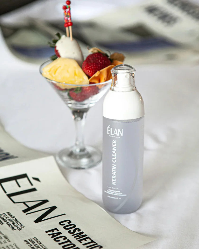 ELAN KERATIN CLEANEER: Розчин для очищення брів та вій перед обробкою