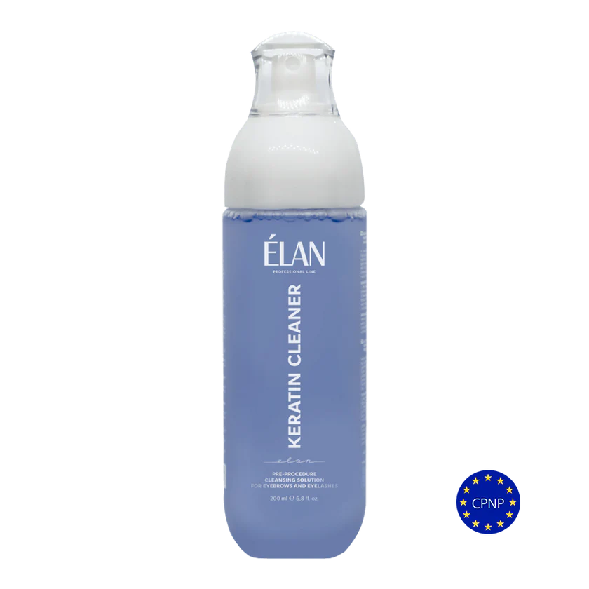 ELAN KERATIN CLEANEER: Розчин для очищення брів та вій перед обробкою